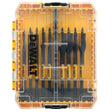 DeWalt DWAWDNS 9PC ELITE Nail Cutting Spade Bit Set 3/8" to 1-1/4" for Nail Embedded Wood
