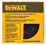 DeWalt DWE64233 5" Eight Hole Hook and Loop Pad - Medium - 3