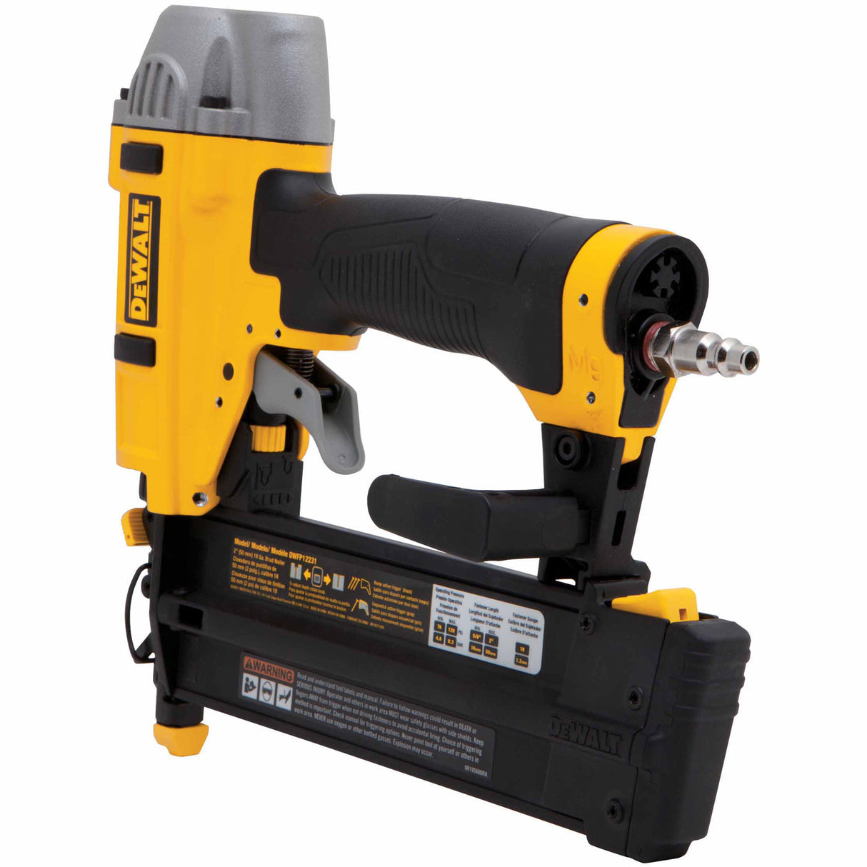 DeWalt DWFP12231 18 Gauge 2" Brad Nailer Kit - 4