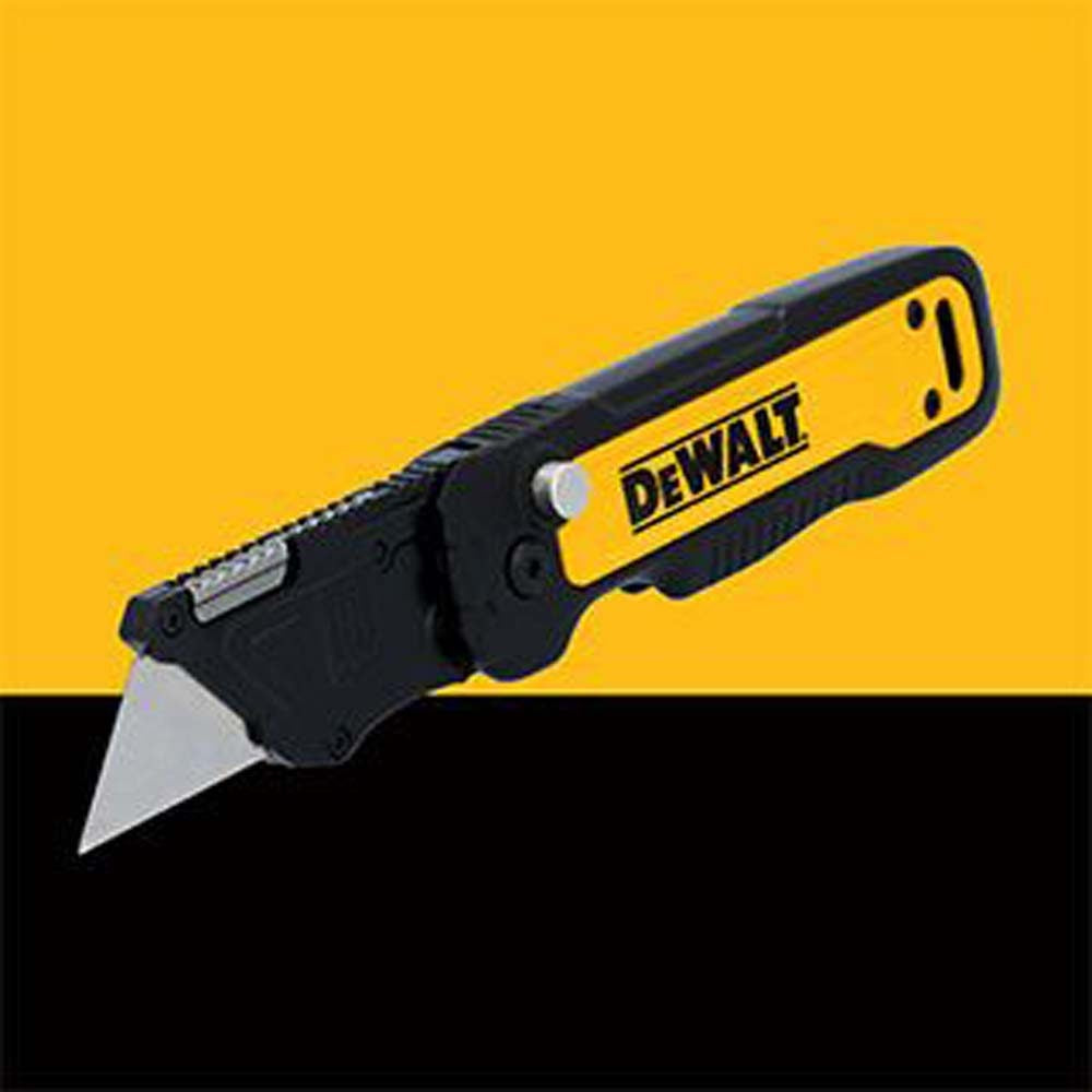 DeWalt DWHT10991 Push & Flip Folding Carbon Finish Blade Utility Knife - 6