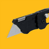 DeWalt DWHT10991 Push & Flip Folding Carbon Finish Blade Utility Knife - 7