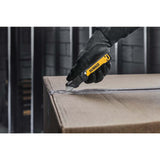 DeWalt DWHT10991 Push & Flip Folding Carbon Finish Blade Utility Knife - 15