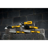 DeWalt DWHT10991 Push & Flip Folding Carbon Finish Blade Utility Knife - 18