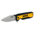 DeWalt DWHT10993 Drop Point Stainless Steel & Beveled Edge Blade Pocket Knife