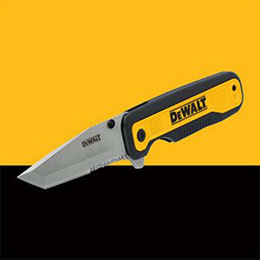 DeWalt DWHT10994 Tanto Stainless Steel and Beveled Edge Blade Pocket Knife - 10