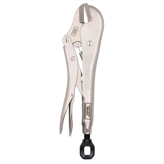 DeWalt DWHT10R 10" Straight Jaw Locking Plier with Lanyard Ready Adjustment Screw