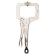 DeWalt DWHT11SP 11" Locking C Clamp with Swivel Pads for Welding and Metal Framing