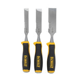 DeWalt DWHT16148 Side Strike Wood Chisel Set with 3/4" 1" and 1-1/4" Chisels (3 Piece)