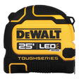 DeWalt DWHT35625S TOUGHSERIES 25' x 1-1/4"  LED lighted Tape Measure , Micro USB Port