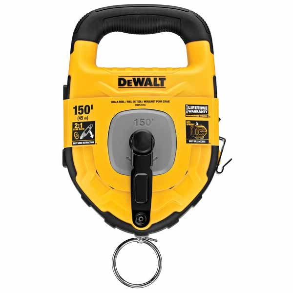 DeWalt DWHT47415 150 FT. Large Capacity Chalk Reel - 6