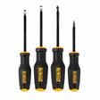 DeWalt DWHT65101 DEWALT® TOUGHSERIES 4PC Screwdriver Set