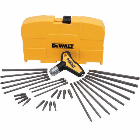 DeWalt DWHT70265 RATCHETING T-HANDLE SET - 31 PC