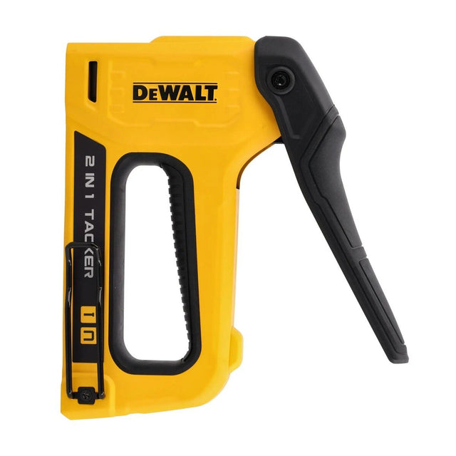 DeWalt DWHT70350 2-in-1 Manual Multi-Tacker Staple and Brad Nail Gun with Easy Squeeze Handle