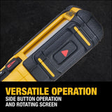 DeWalt DWHT78200 200 ft Lithium-Ion Laser Distance Measurer with Backlit Rotating Display and IP65 Rating - 6