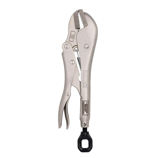 DeWalt DWHT7R 7" Straight Jaw Locking Plier with Lanyard Ready Adjustment Screw