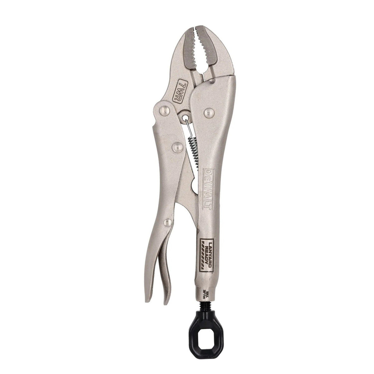 DeWalt DWHT7WR 7" Curved Jaw Locking Plier with Wire Cutter