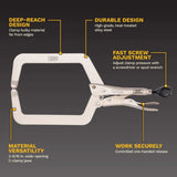 DeWalt DWHT9DR 9" Deep Reach Locking C Clamp Plier - 2