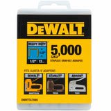 DeWalt DWHTTA7085 Heavy-Duty Narrow Crown Staples 1/2" - 5000 Pk (T50 Style) - 2