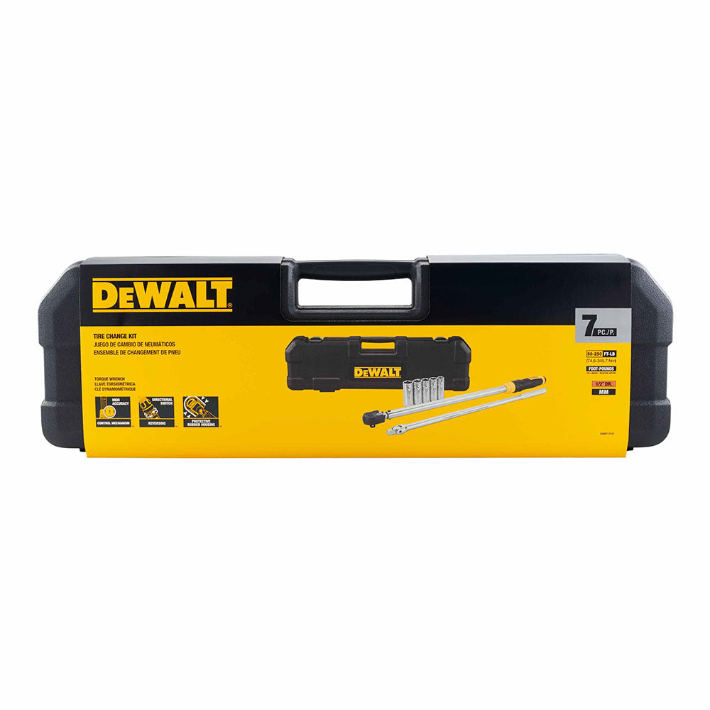 DeWalt DWMT17107 1/2 in. Drive Torque Wrench Tire Change Kit (7 pc.) - 3