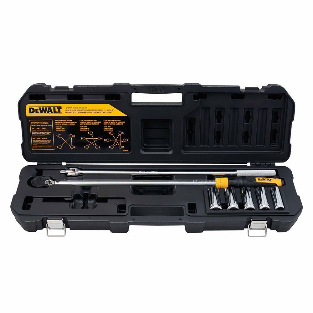 DeWalt DWMT17107 1/2 in. Drive Torque Wrench Tire Change Kit (7 pc.) - 4