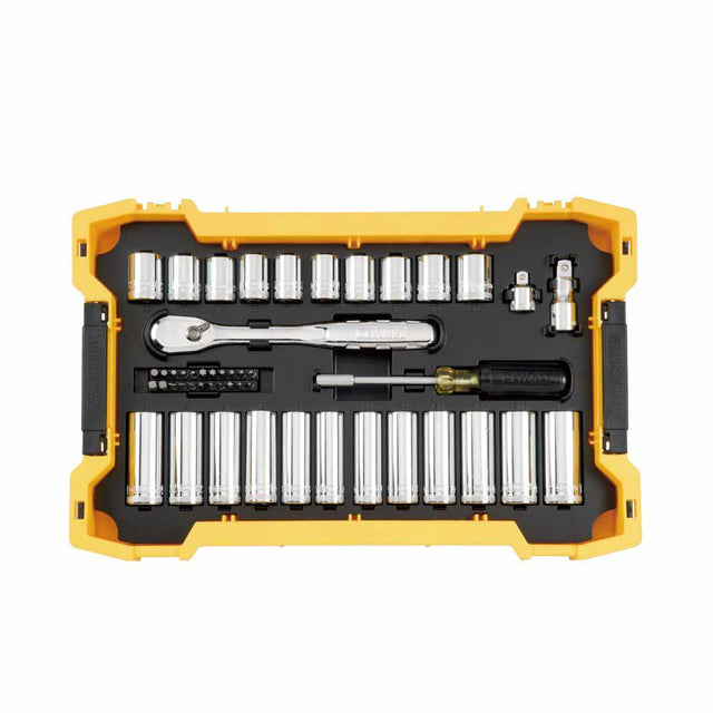 DeWalt DWMT45403 85pc 3/8" & 1/2"  Mech Tool Set  + TS Tray & Lid