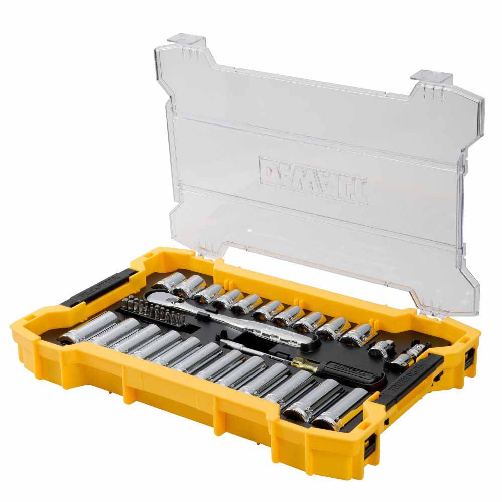 DeWalt DWMT45403 85pc 3/8" & 1/2"  Mech Tool Set  + TS Tray & Lid - 4