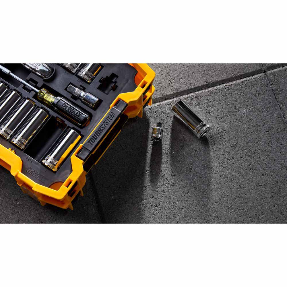 DeWalt DWMT45403 85pc 3/8" & 1/2"  Mech Tool Set  + TS Tray & Lid - 7