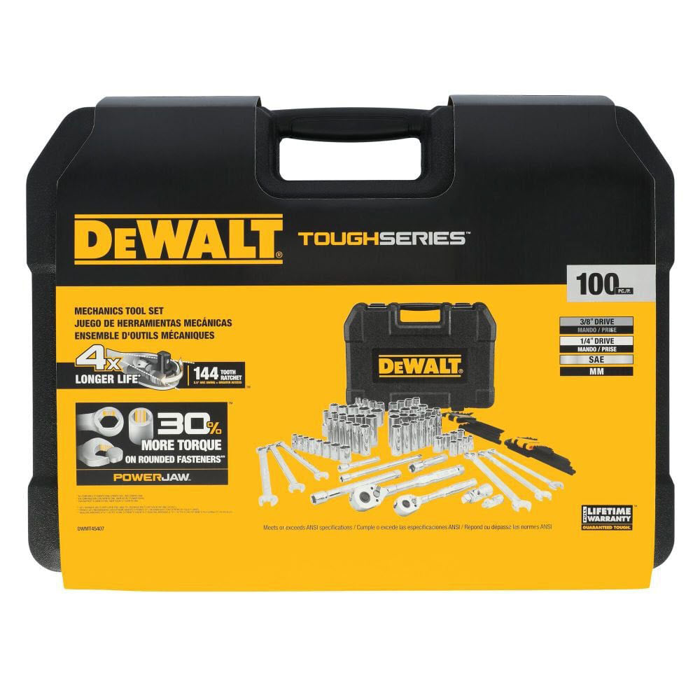 DeWalt DWMT45407 TOUGHSERIES 100-Piece 2 Drive Mechanics Tool Set - 5