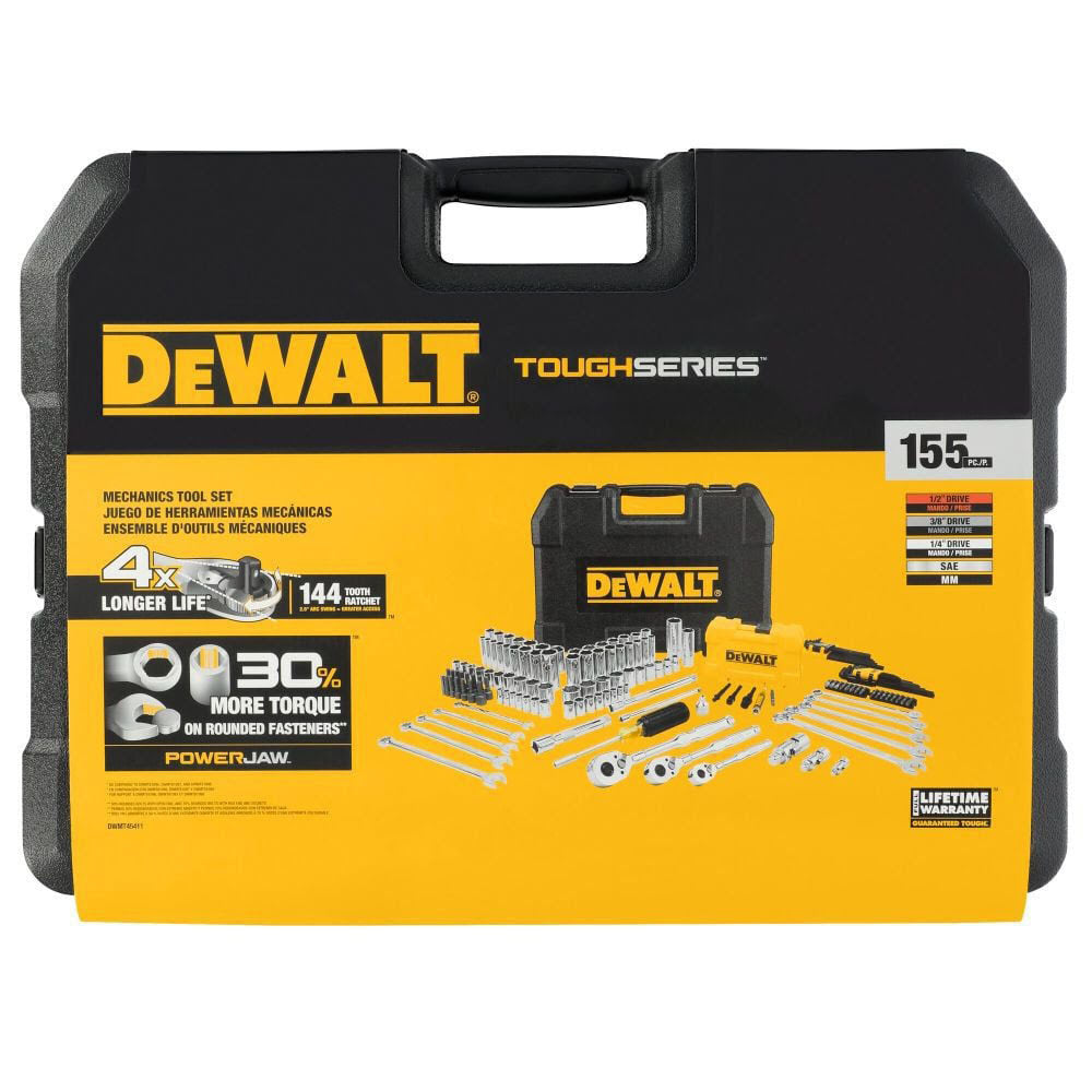 DeWalt DWMT45411 TOUGHSERIES 155 Piece 3 Drive Mechanics Tool Set - 4