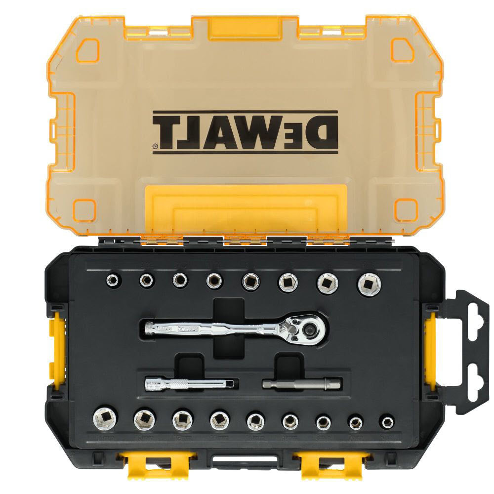 DeWalt DWMT45413 TOUGHSERIES 20-Piece TOUGH BOX 1/4 in. Drive Mechanics Tool Set