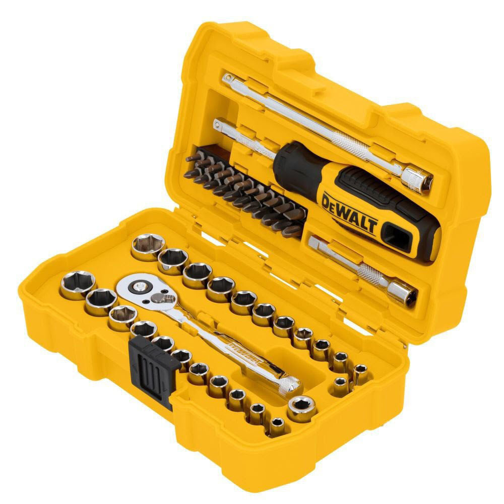 DeWalt DWMT45422 50-Piece 1/4-in. Drive  Mechanics Tool Set - 2