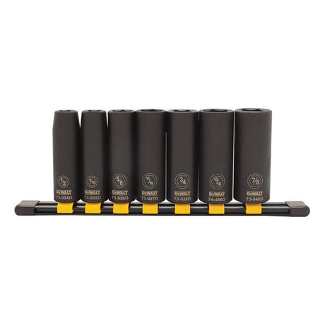 DeWalt DWMT74448OSP 7 Piece SAE Deep Impact Socket Set