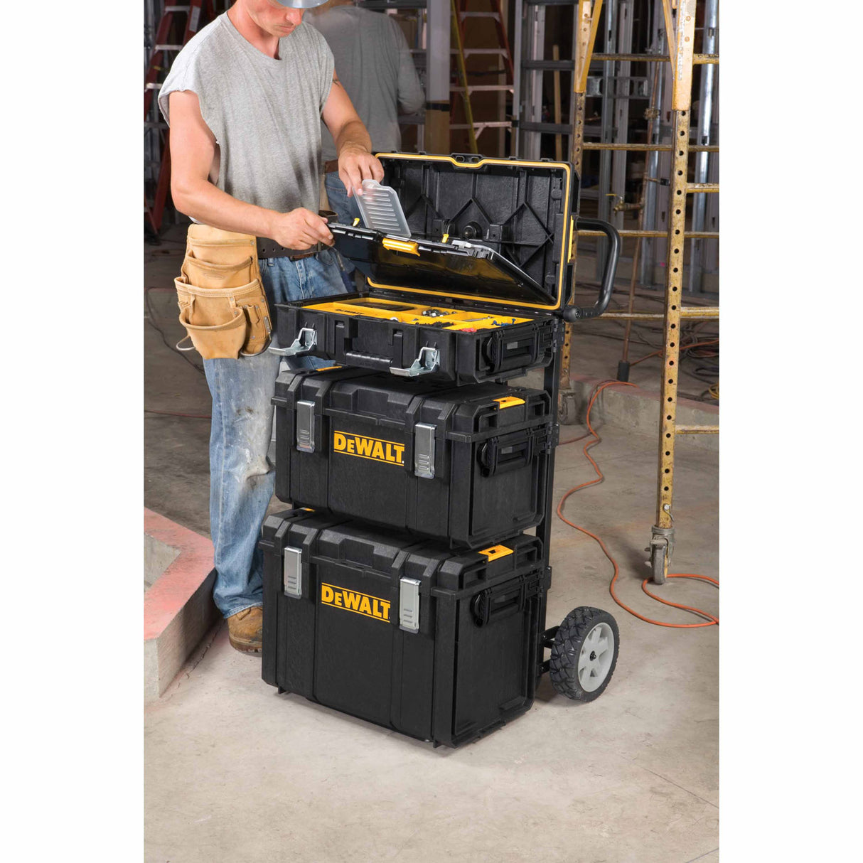 DeWalt DWST08210 ToughSystem DS L-Cart Tool Box Case Carrier - 3