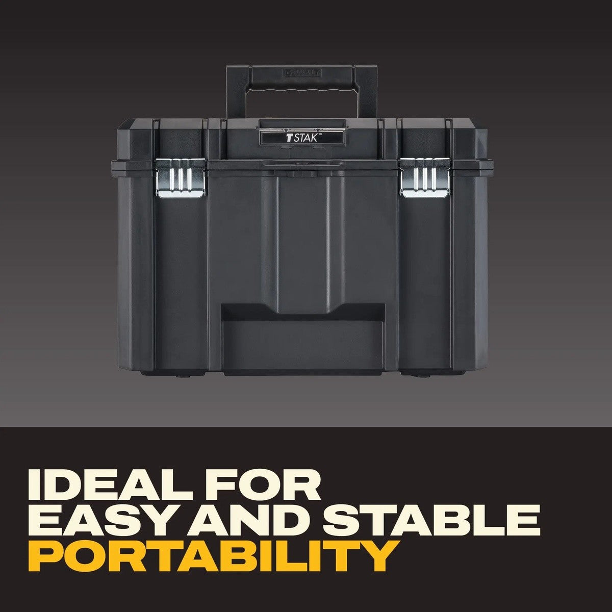 DeWalt DWST17806 TSTAK Deep Box with Flat Top and Built In Bi-Material Handle - 7