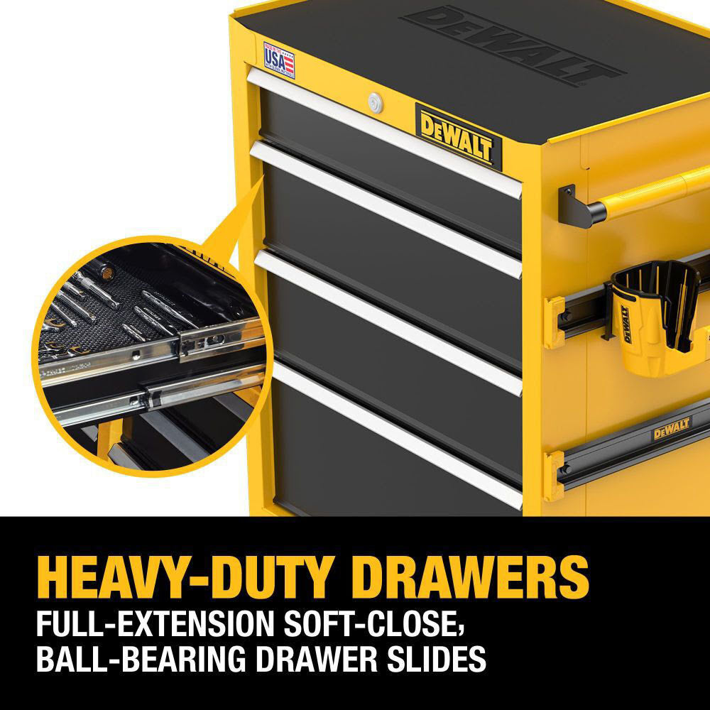 DeWalt DWST27042 26" Wide 4-Drawer Rolling Tool Cabinet - 4