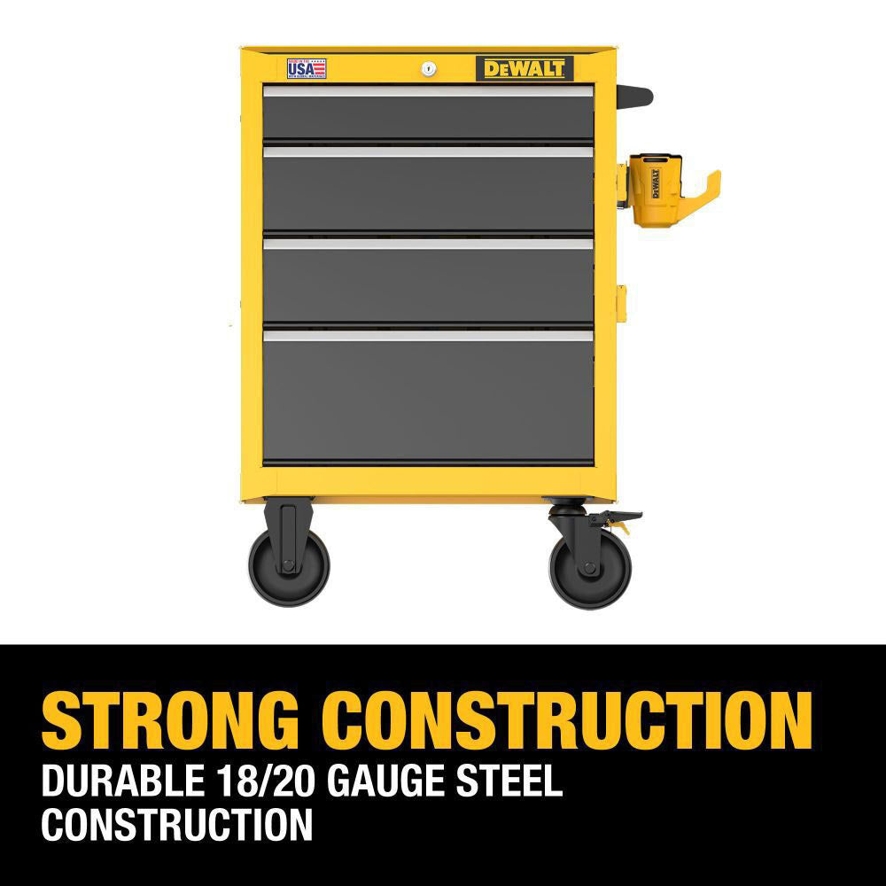 DeWalt DWST27042 26" Wide 4-Drawer Rolling Tool Cabinet - 8