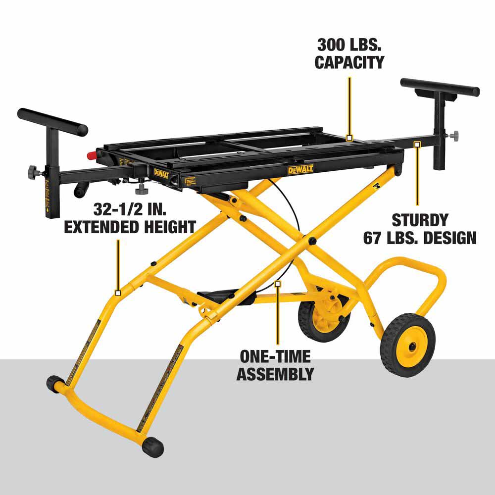 DeWalt DWX726 Rolling Miter Saw Stand - 11