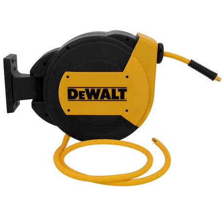 DeWalt DXCM024-0434 Enclosed Hybrid Polymer 3/8 in. x 50 in. Hose Reel with 1/4 in. NPT Fitting