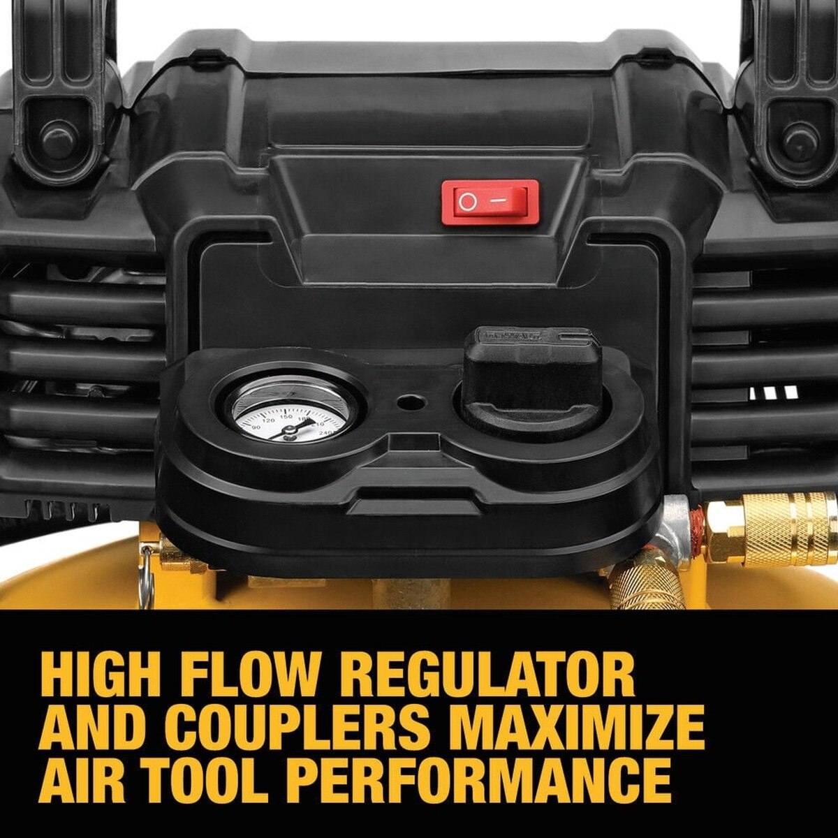 DeWalt DXCM1KIT-B 6 Gallon 165 PSI Electric Pancake Air Compressor and Brad Nailer Kit (3 Piece Kit) - 3