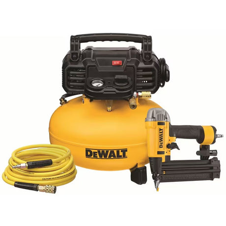 DeWalt DXCM1KIT 6 Gal 165 PSI Pancake Electric Air Compressor and 18-Gauge Brad Nailer Combo Kit