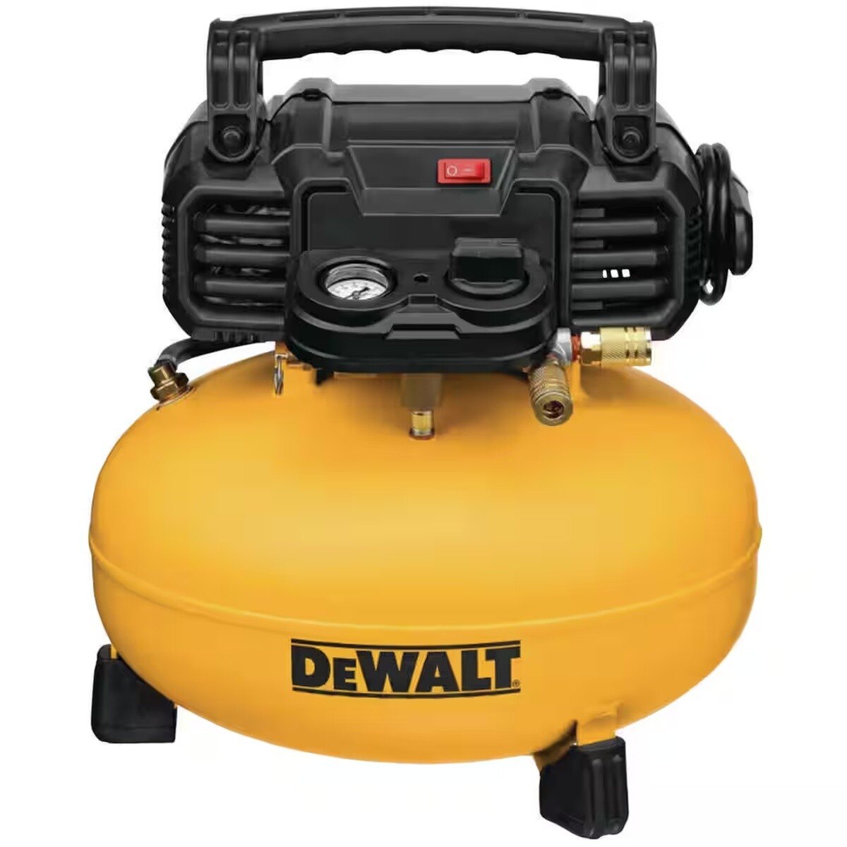 DeWalt DXCM1KIT 6 Gal 165 PSI Pancake Electric Air Compressor and 18-Gauge Brad Nailer Combo Kit - 2
