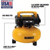 DeWalt DXCM55126 6 Gal 165 PSI Electric Pancake Air Compressor - 2