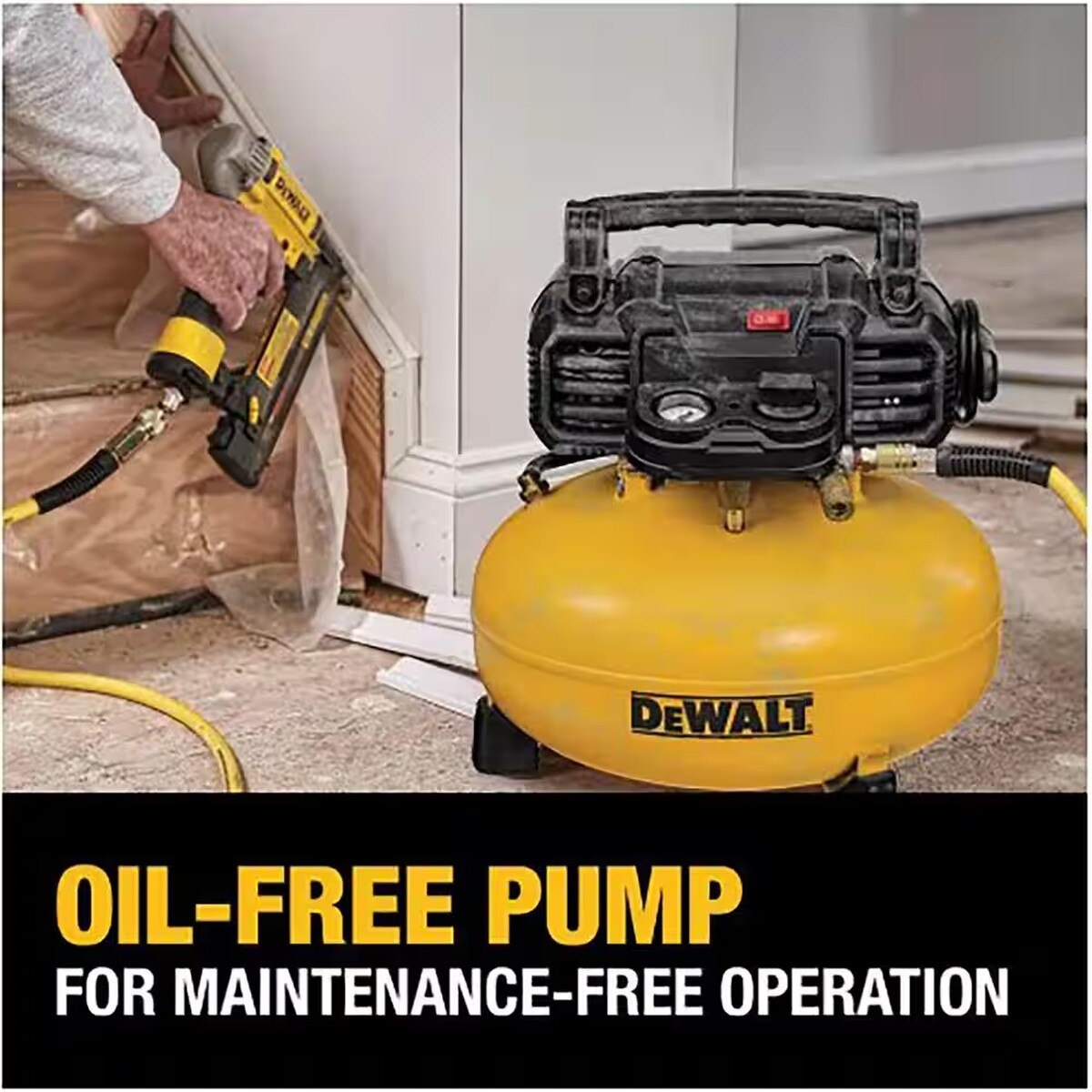 DeWalt DXCM55126 6 Gal 165 PSI Electric Pancake Air Compressor - 4