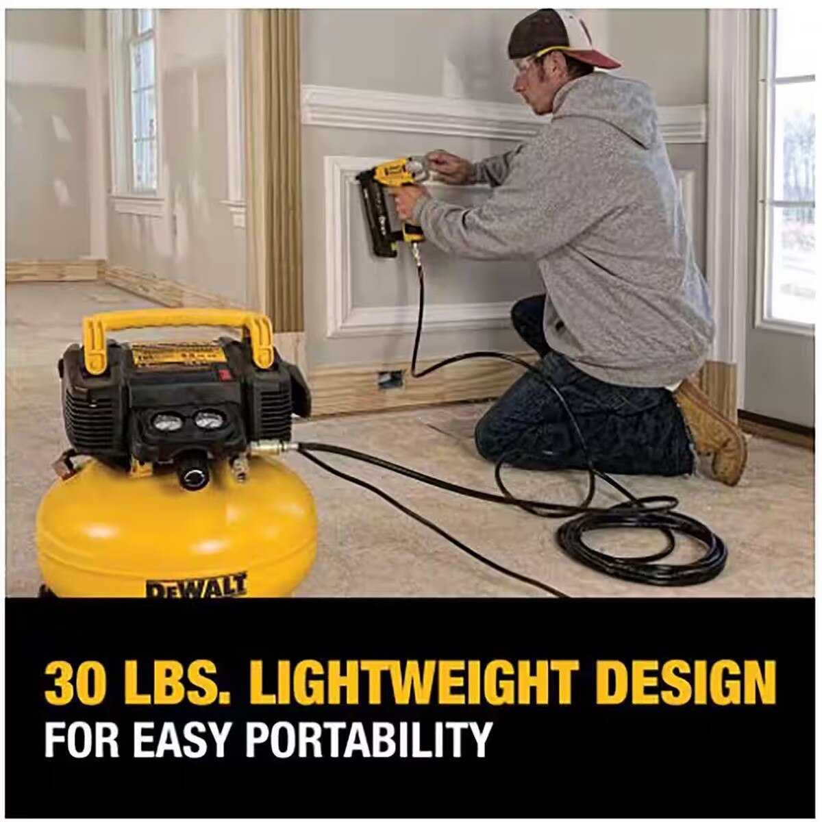 DeWalt DXCM55126 6 Gal 165 PSI Electric Pancake Air Compressor - 5