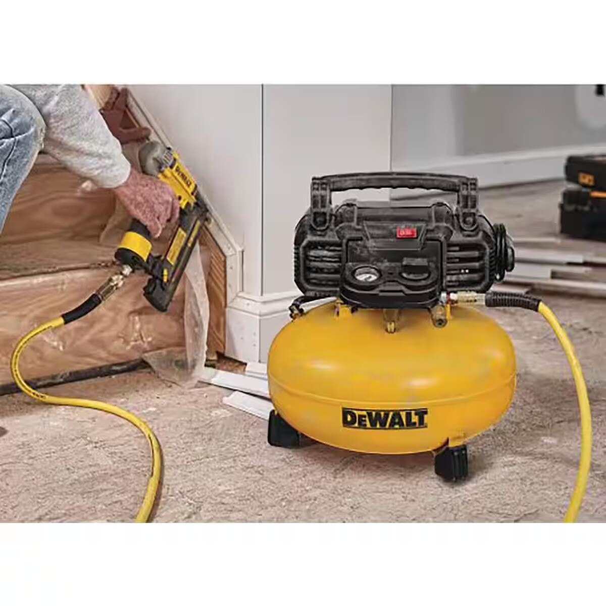DeWalt DXCM55126 6 Gal 165 PSI Electric Pancake Air Compressor - 6