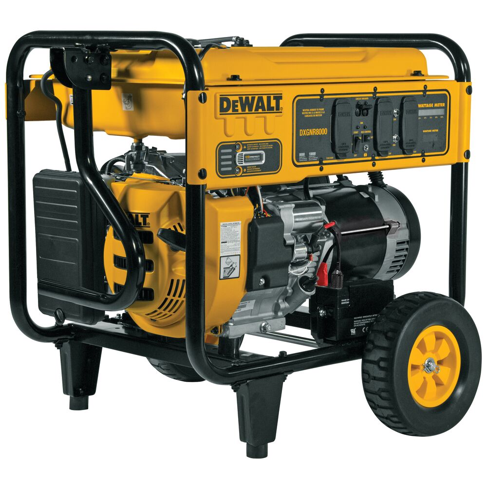 DeWalt PMC168000 DXGNR8000 8,000 Watt 420cc Engine Generator Electric Start 50ST w/ LA Wheel kit - 4