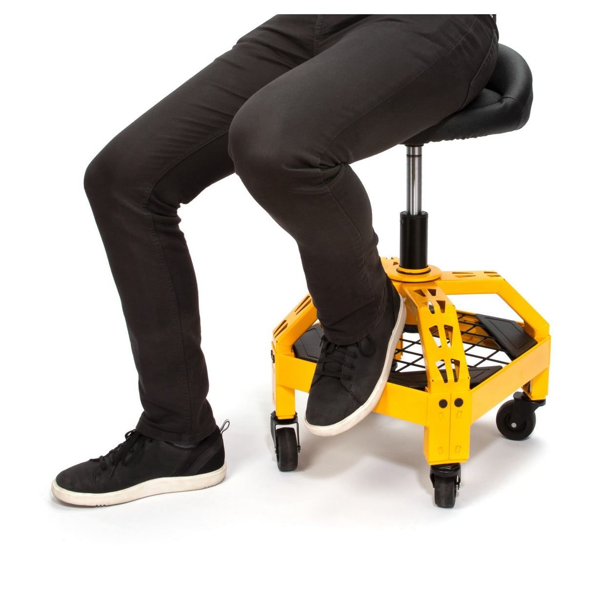 DXSTAH025 Adjustable Shop Stool with Casters - 8