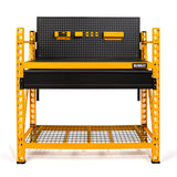 DeWalt 41631 DXST3000WB 2-Shelf Industrial 4-Foot Storage Rack Work Station Kit - 2