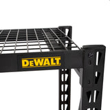 DeWalt 41659 DXST4500BLK-W 4-Foot Tall, Black Frame 3 Shelf Steel Wire Deck Industrial Storage Rack - 2