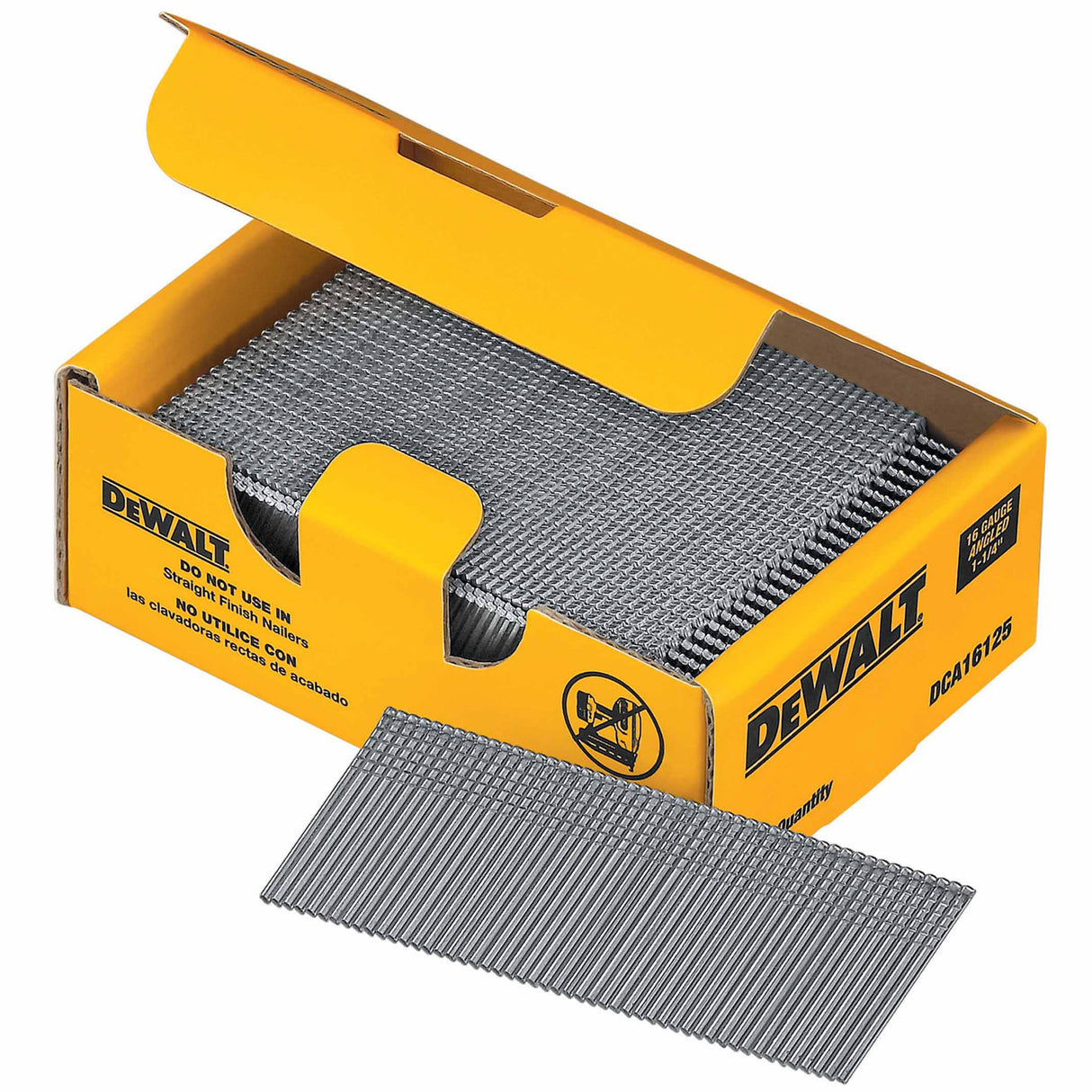 DeWalt DCA16125 1-1/4" Heavy Duty 20-Degree Angled Galvanized Finish Nails - 2